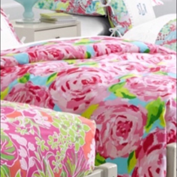 Lilly Pulitzer Bedding Twin Lily Pulitzer Rose Duvet Cover Sham